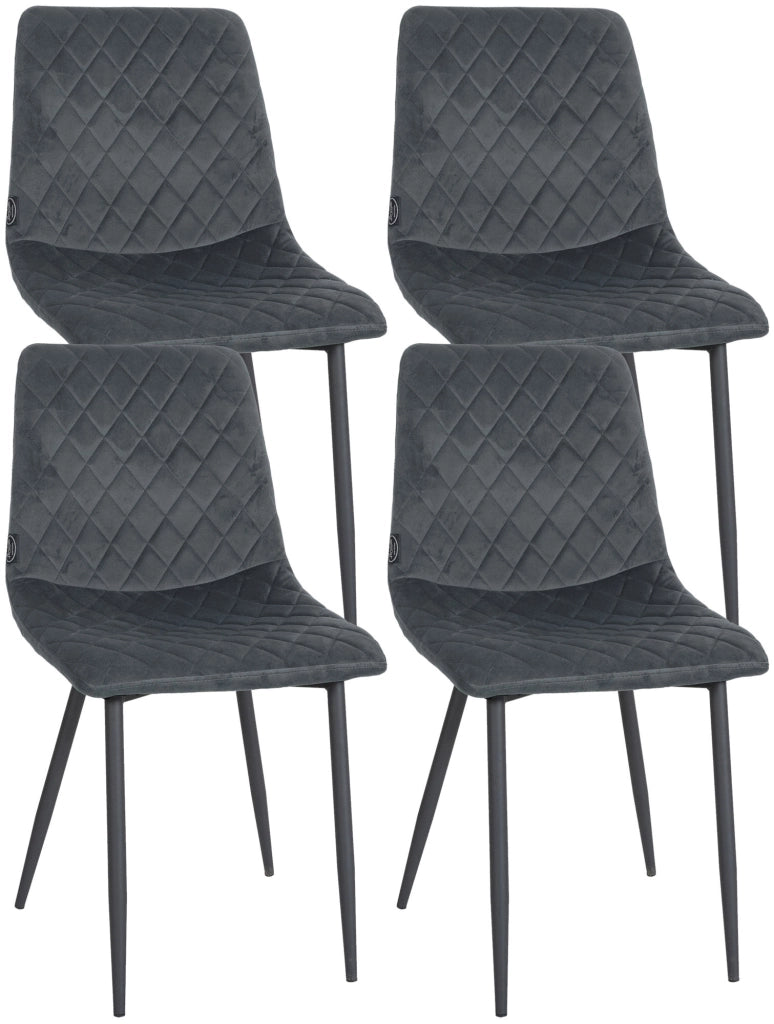 4er Set Stьhle Telde Samt