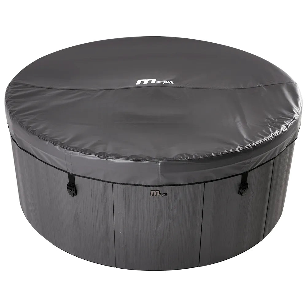 Tempo Style -  Piscina Idromassaggio Circolare Mspa Denver F-DE066W (6 Posti) | 1.82 Ø x 0.70 H | 970 litri | 130 getti d'aria massaggianti a 3 velocità | 8 Idrogetti