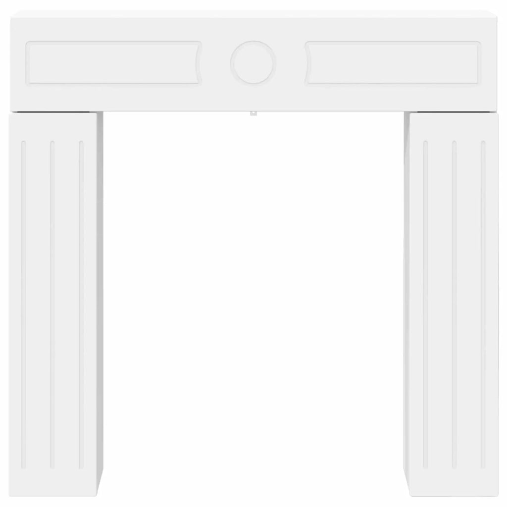 Cornice per camino Bianco 102 x 18 x 100,5 cm 8006606