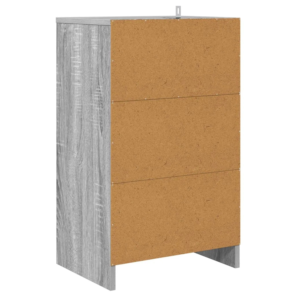 Comodini 2 pcs Grigio Sonoma 40 x 30 x 467 cm Legno multistrato 888920