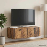 Mobile Porta TV da Muro 98 x 41 x 30 cm Legno antico 899213
