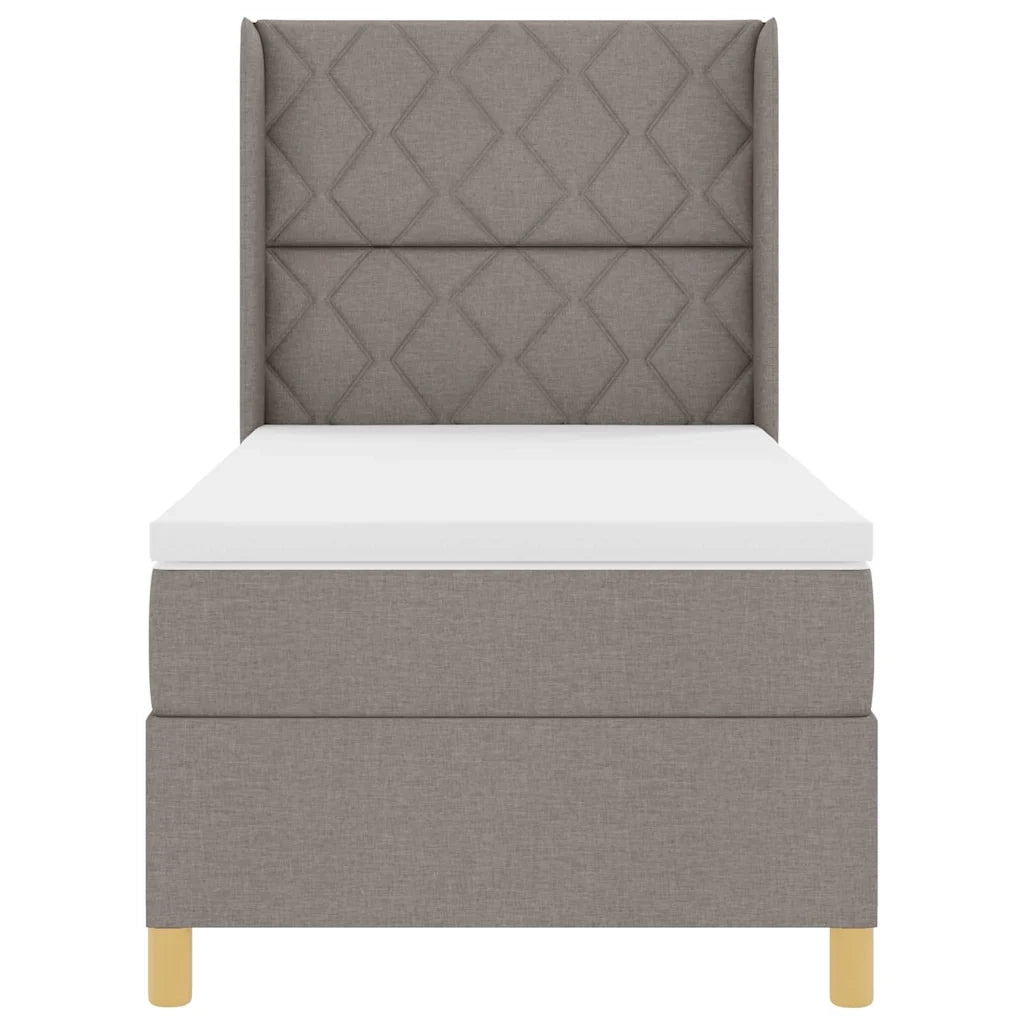 Letto a molle con materasso Talpa 140 x 190 cm Tessuto 3343732