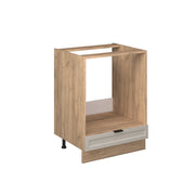 Vicco Mobile per forno da incasso GrigioBeige 60 cm senza piano di lavoro