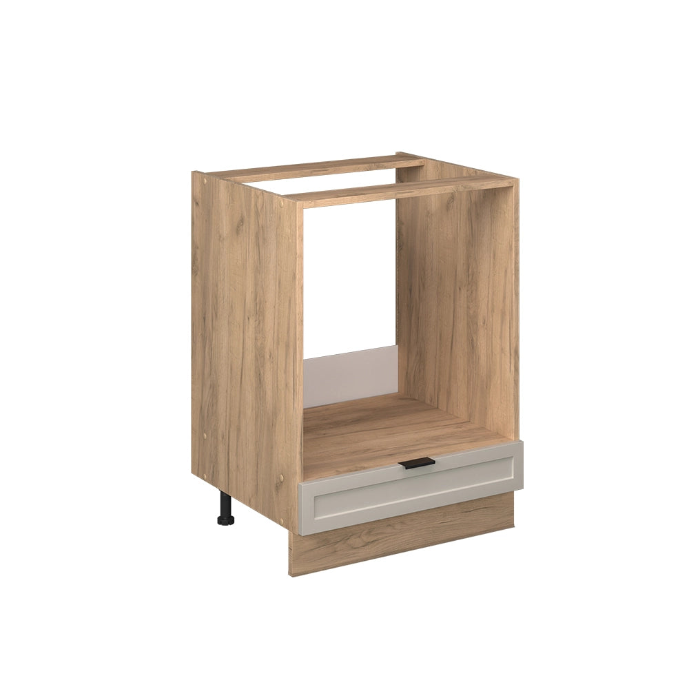 Vicco Mobile per forno da incasso GrigioBeige 60 cm senza piano di lavoro