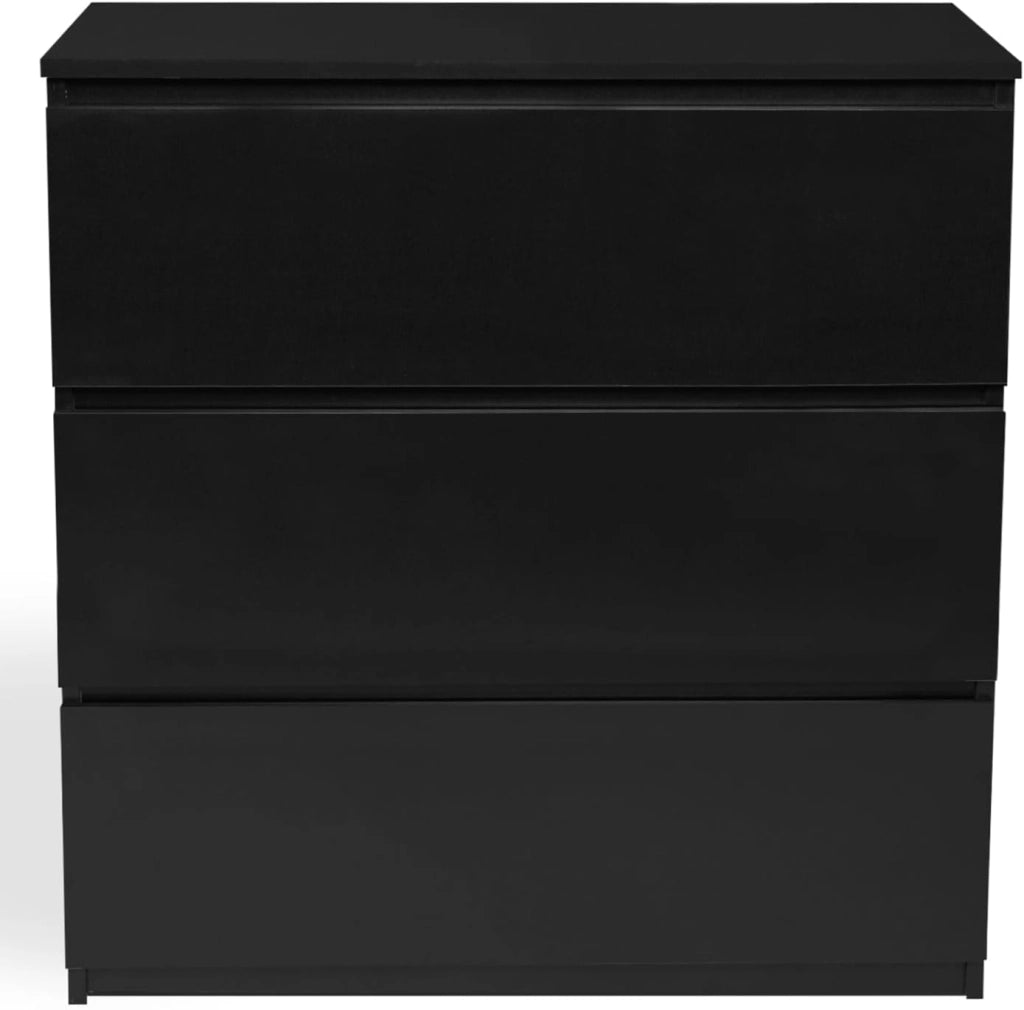Cassettiera a 3 cassetti TOMI legno nero