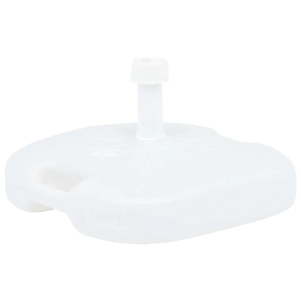 Base Ombrellone Riempibile con Sabbia/Acqua 16L Bianca Plastica cod mxl 55363