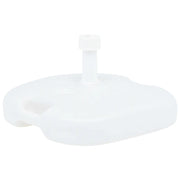 Base Ombrellone Riempibile con Sabbia/Acqua 16L Bianca Plastica cod mxl 55363