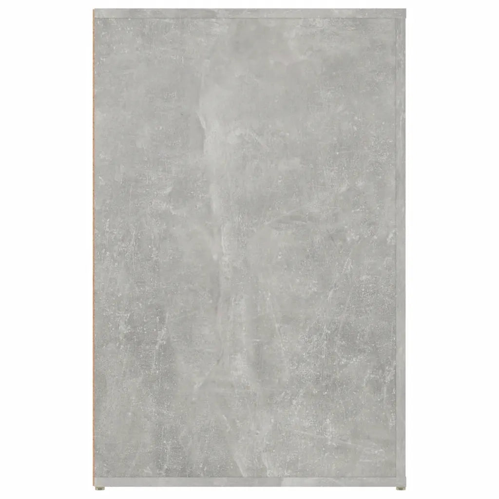 Scrivania Grigio Cemento 100x49x75 cm in Legno Multistrato 816788
