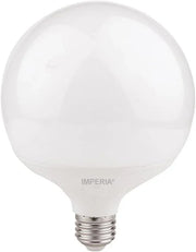 Imperia 6011829 Lampadina LED Globo E27, 16 W, Bianco Opale, 15.6 x 12 x 12 cm