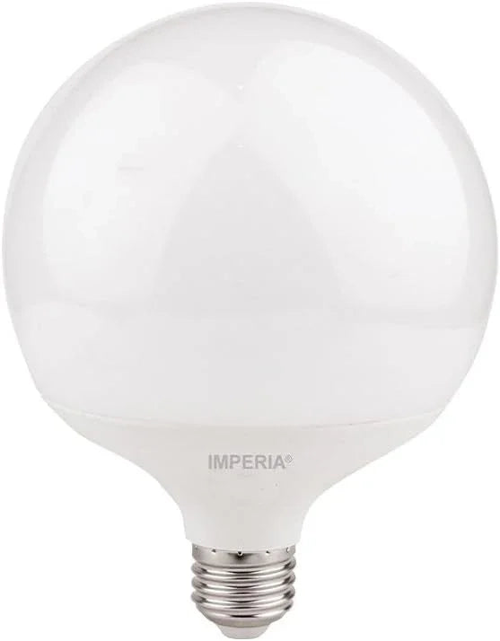 Imperia 6011829 Lampadina LED Globo E27, 16 W, Bianco Opale, 15.6 x 12 x 12 cm