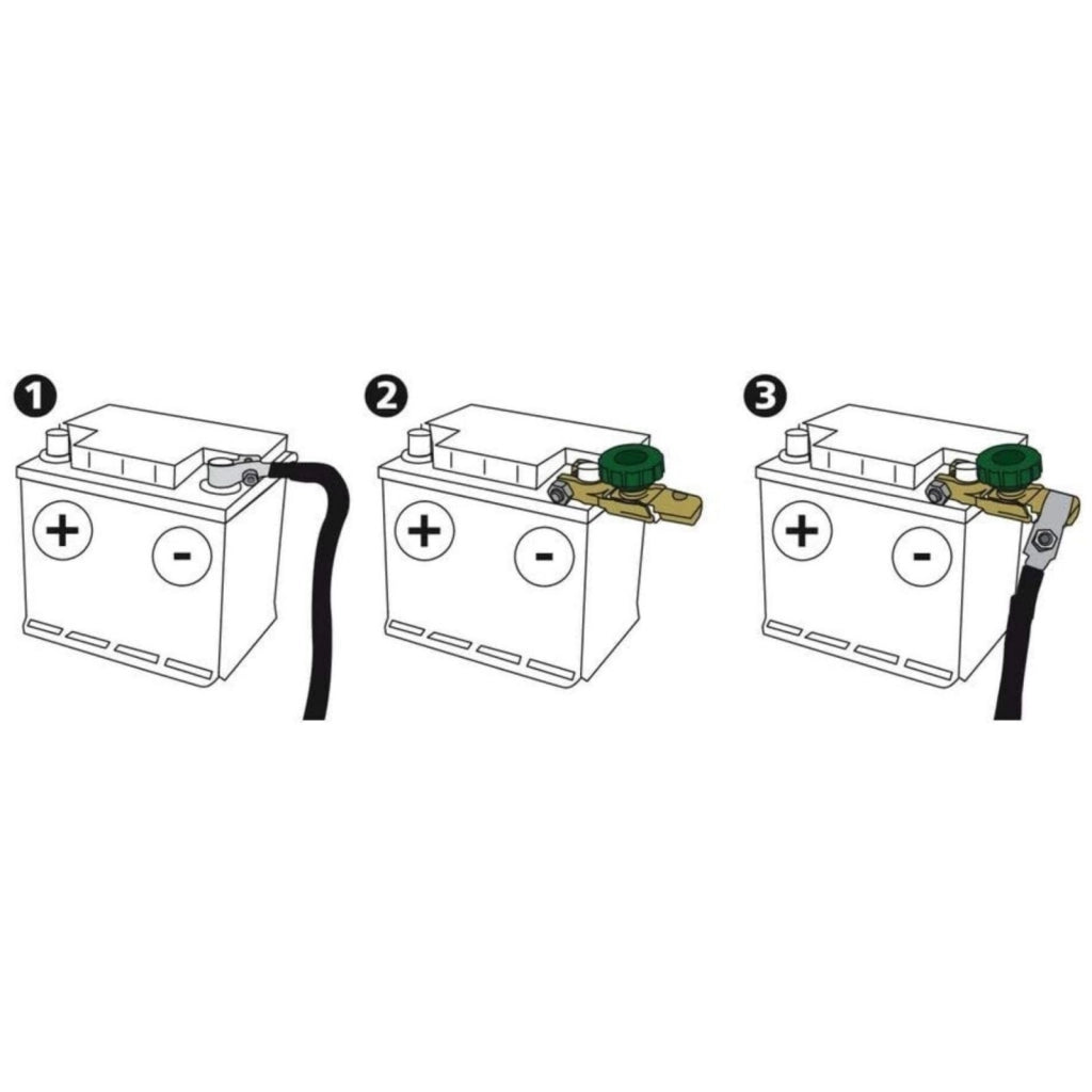 Staccabatteria Auto 12V 24V Interruttore Batteria Universale Polo Negativo | BTL61810