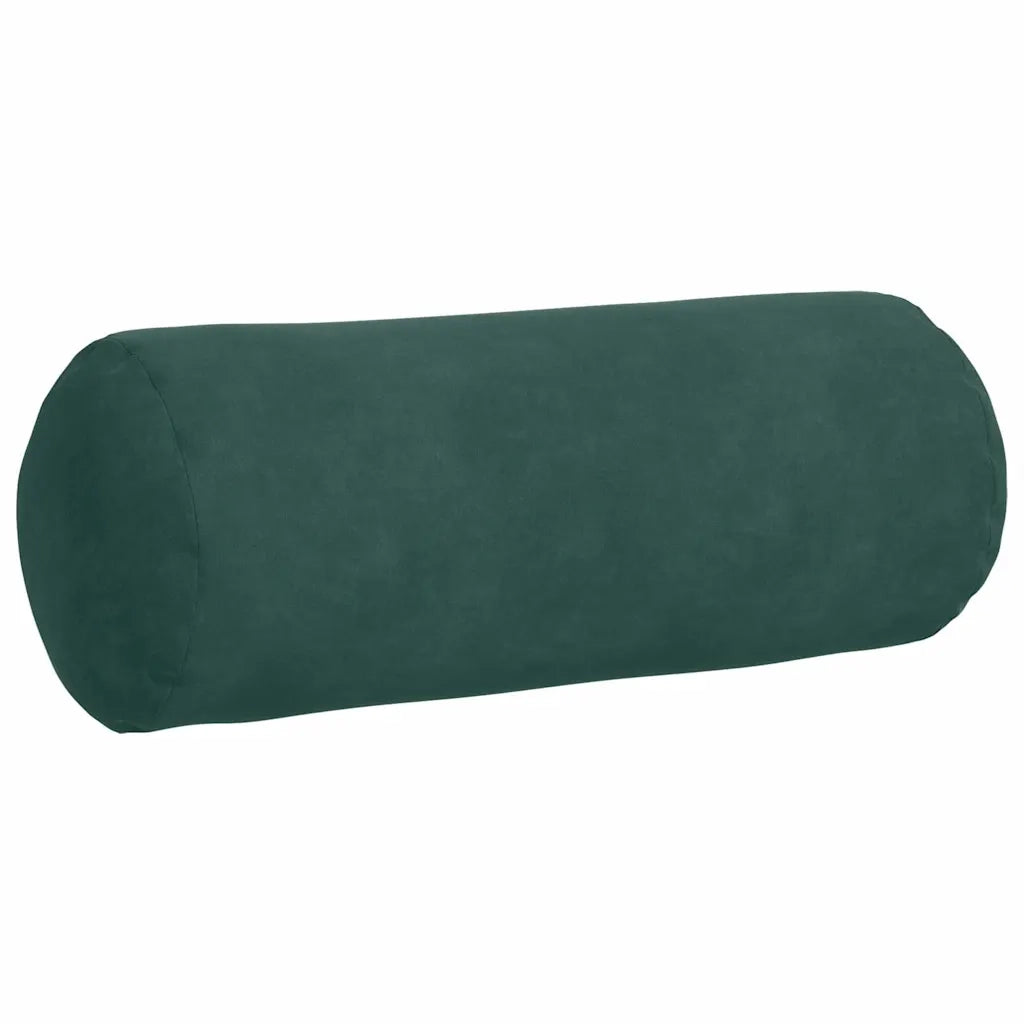 Cuscini a rullo 2 pz | Cuscini per sedie Verde Scuro ? 15 x 40 cm Tessuto in Cords