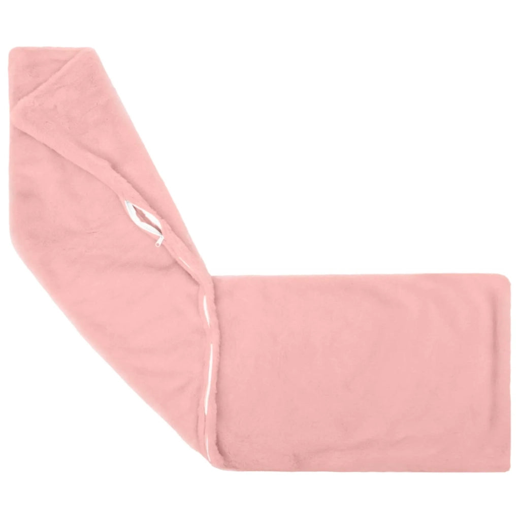 Federa HEERLEN Rosa 40 x 145 cm Pelliccia di Coniglio Finta 909091