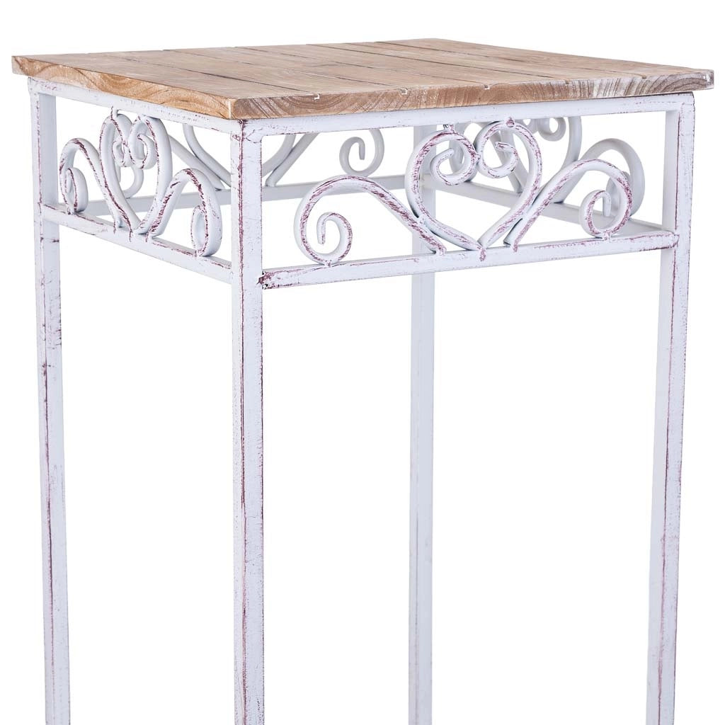 Set portavasi per fiori 3 pezzi beige, 32x32x71h cm