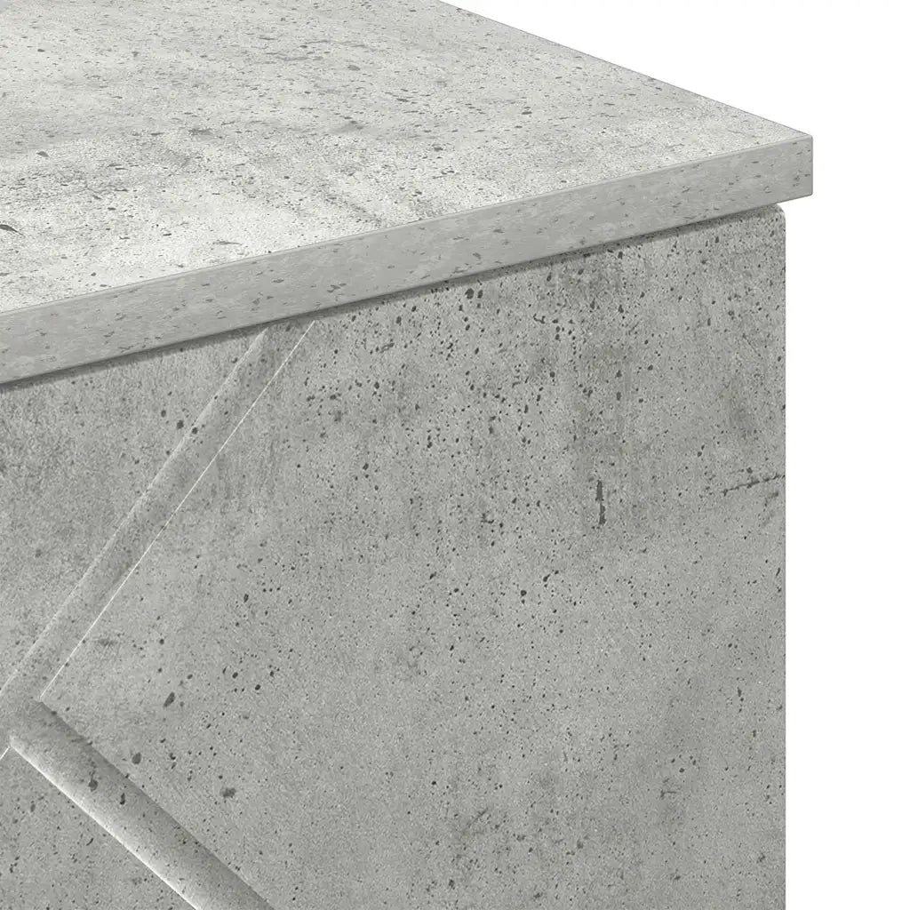 Mobile da Bagno con porta Grigio cemento 30 x 31,5 x 61 cm
