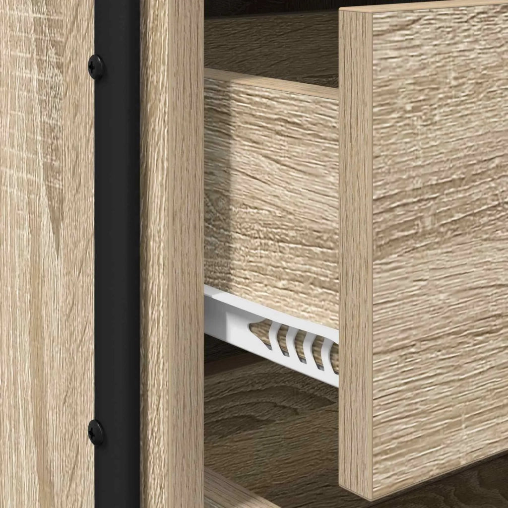 Armadio da Notte Rovere Sonoma Legno ingegnerizzato 8007625