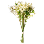 Bouquet di fiori artificiali bianco decorativo finto 38 cm Decorazione da tavolo Soggiorno Sala da pranzo