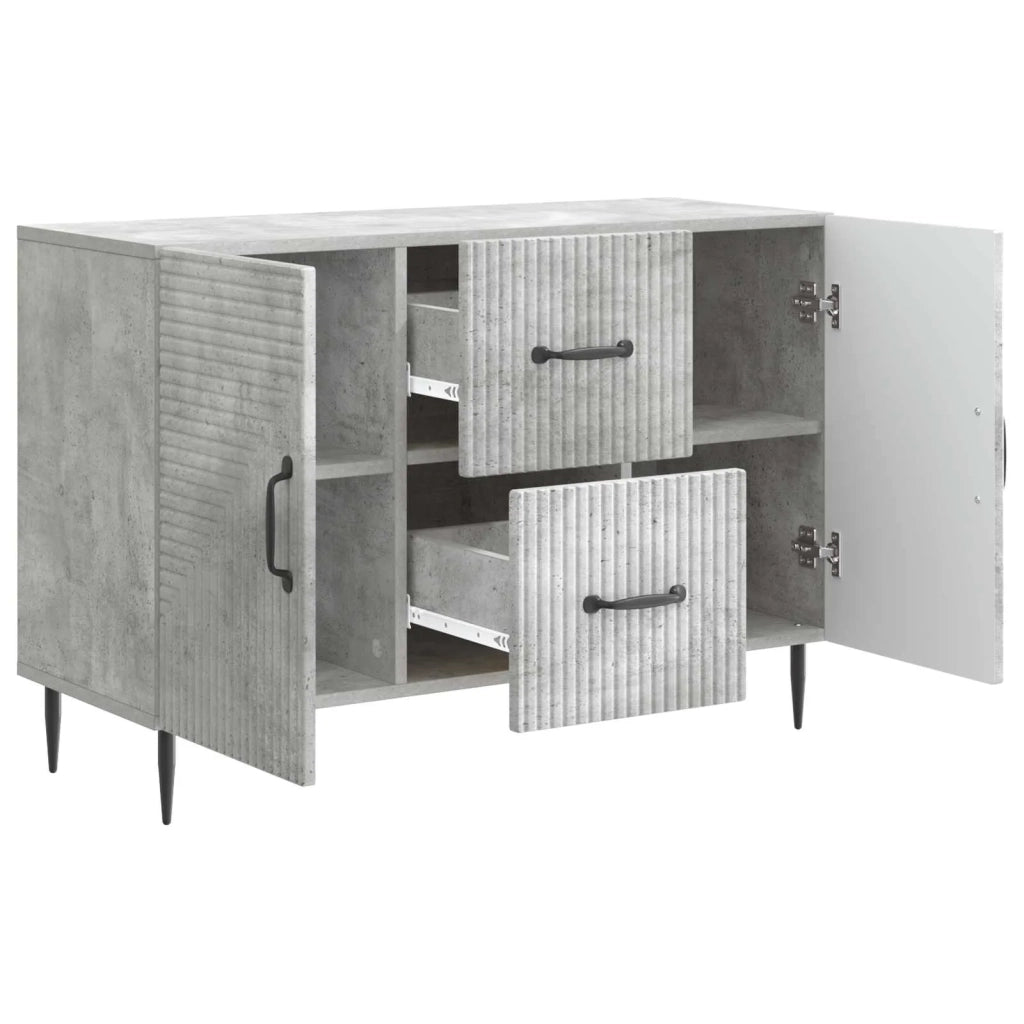 Credenza Grigio Cemento 89 x 34,5 x 60 cm Legno ingegnerizzato 894888