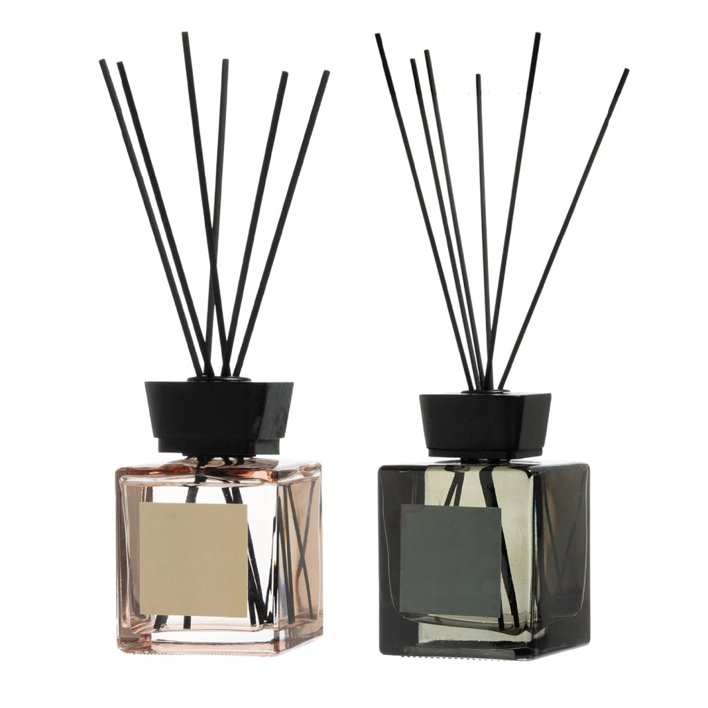 Set 2 Pezzi Diffusori Ambiente con Bastoncini Profumatori Casa 2 Fragranze 200 ml o 500 ml  500 ml