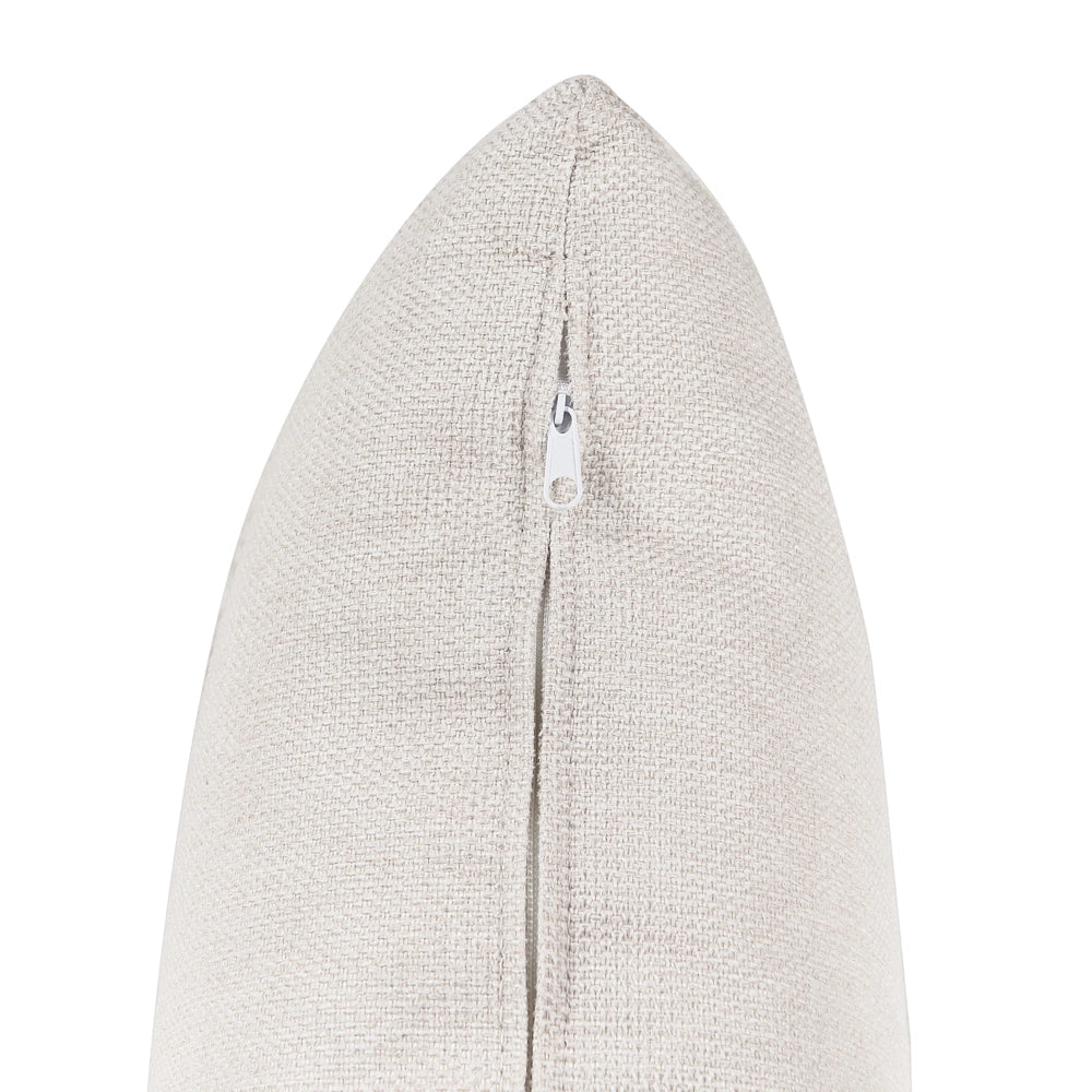 Divano in tessuto ad angolo retto Beige Tessuto Gambe in metallo 3 posti Stile minimalista