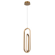 Lampada a sospensione LED oro Demark Quintiesse 28W