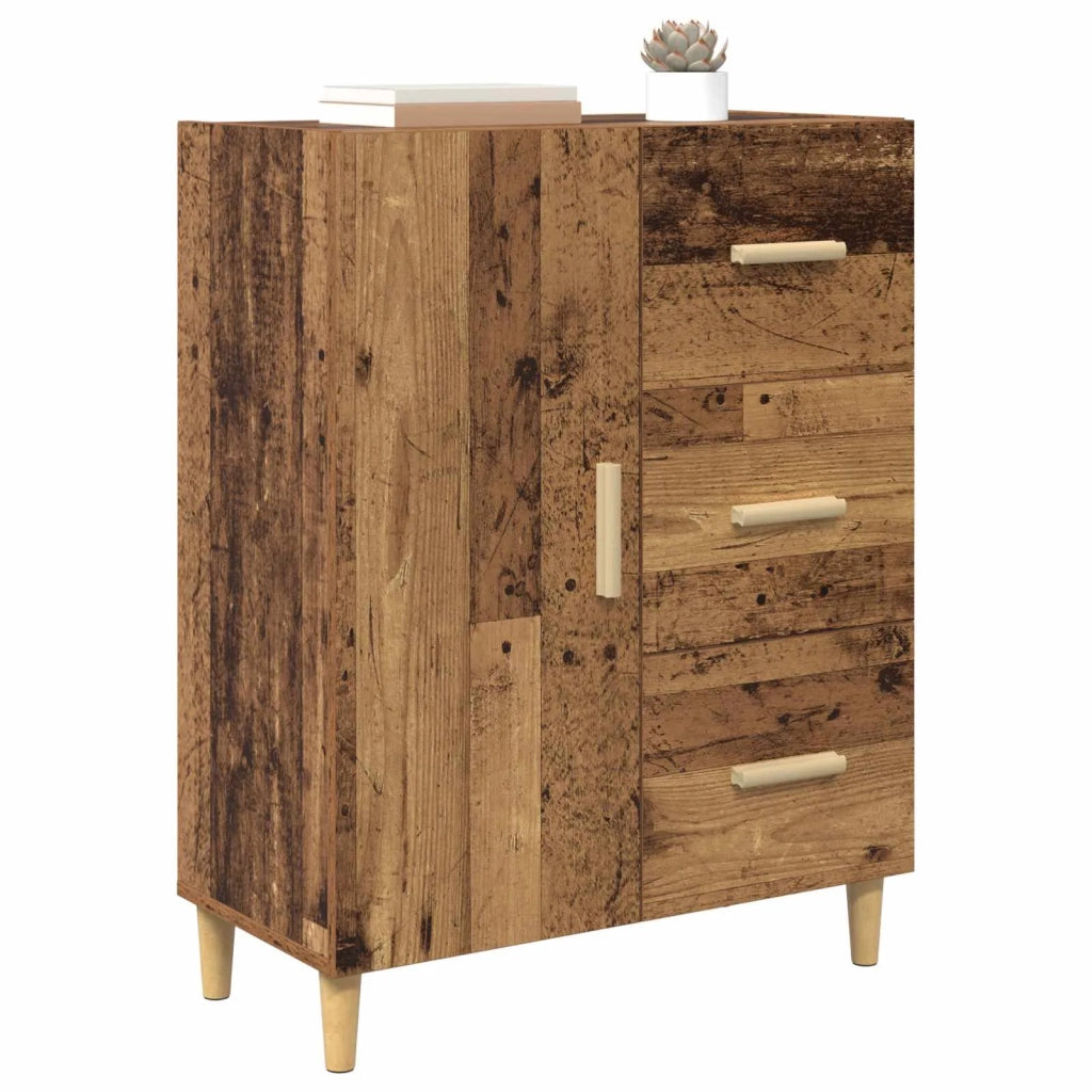 Credenza | Madia | Buffet da pranzo | Armadio da pranzo Legno vecchio 34 x 69.5 x 90 cm Legno multistrato