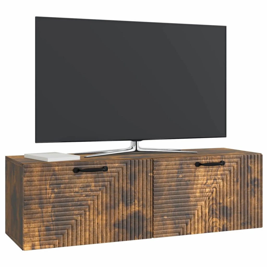 Mobile Porta TV da Muro Rovere Fumo 98 x 31 x 30 cm 898730