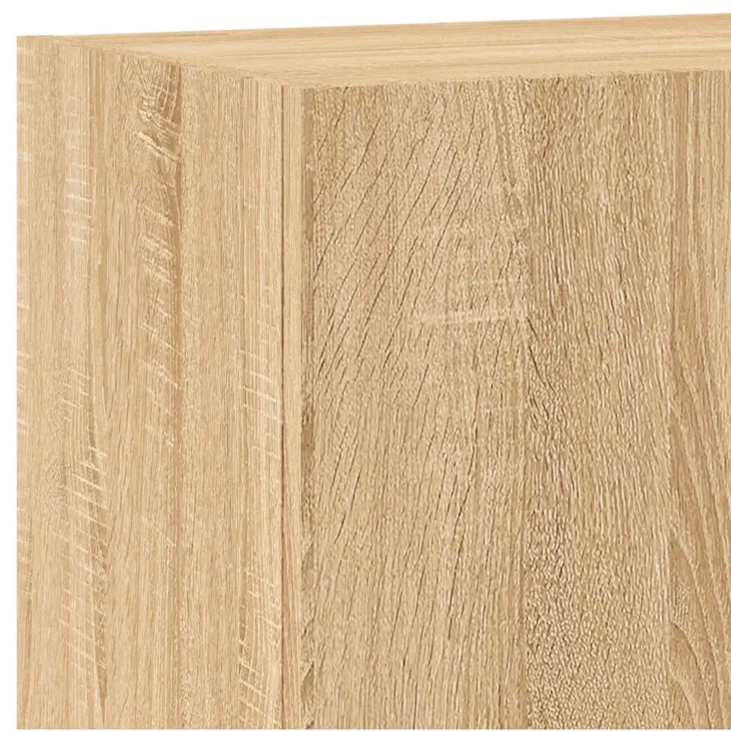 vidaXL Mobili TV a Muro 5pz Rovere Sonoma in Legno Multistrato