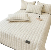 Set di copriletto in velluto - Kingsize - Leggero - Pieno - Incluso cuscini - 230 cm x 250 cm