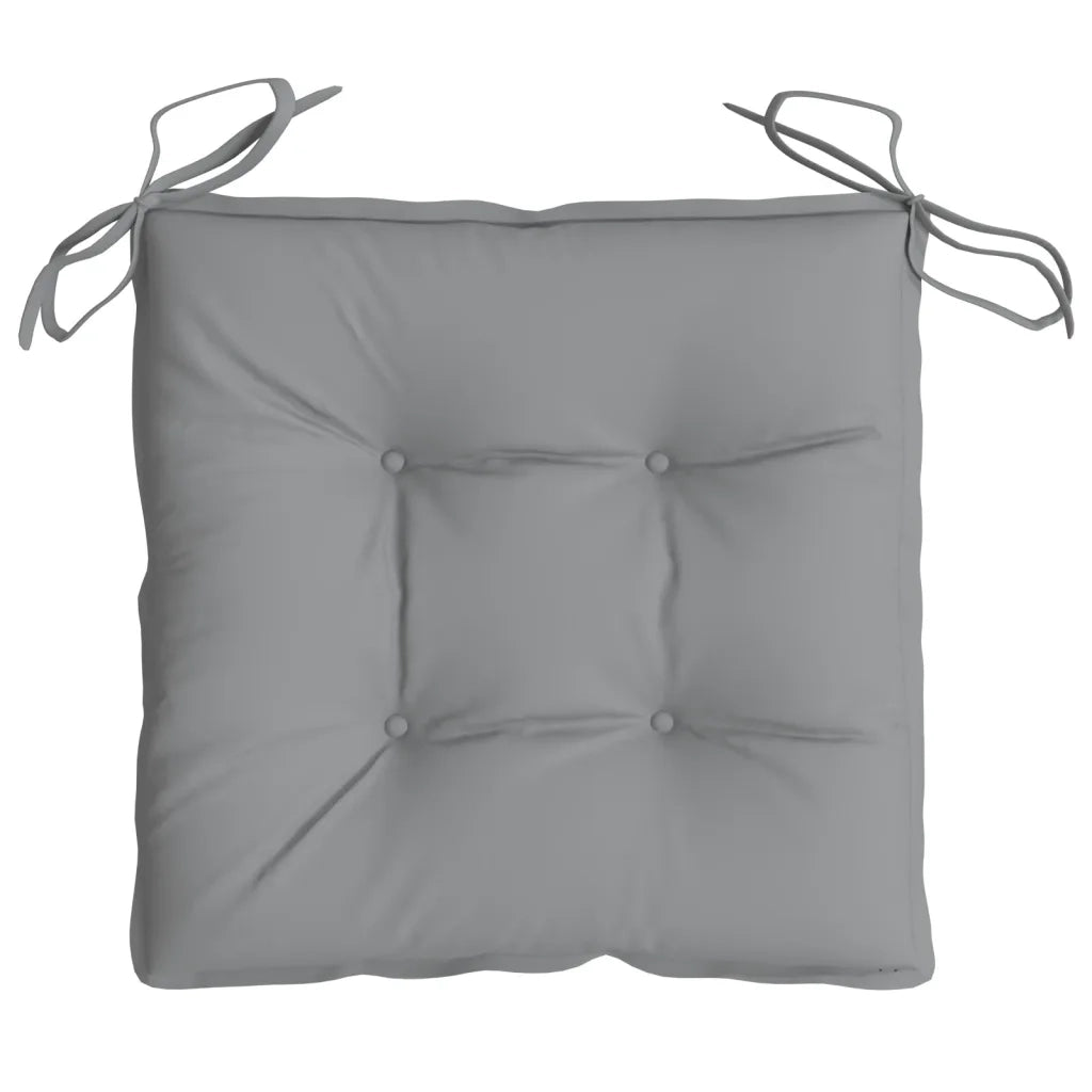 Cuscini per Sedie 6 pz Grigi 40x40x7 cm in Tessuto cod mxl 41725