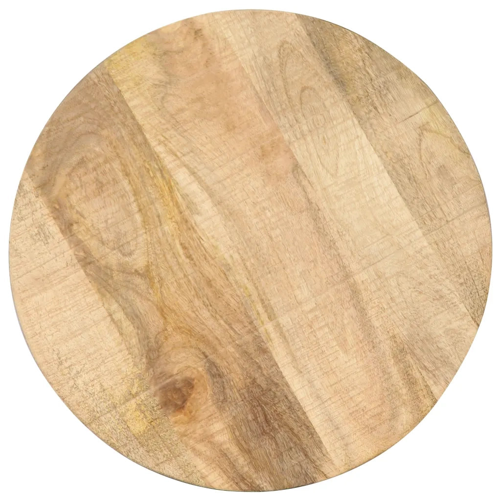 Tavolino 45x(45-62) cm in Legno Massello di Mango e Ghisa cod mxl 13457