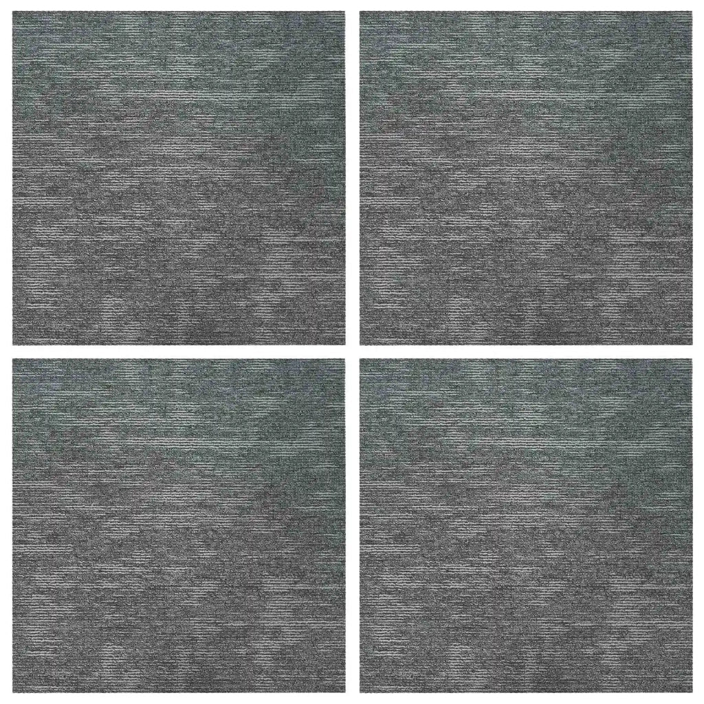 Piastrella per Tappeto Grigio Roccia 50 x 50 cm 4 pcs