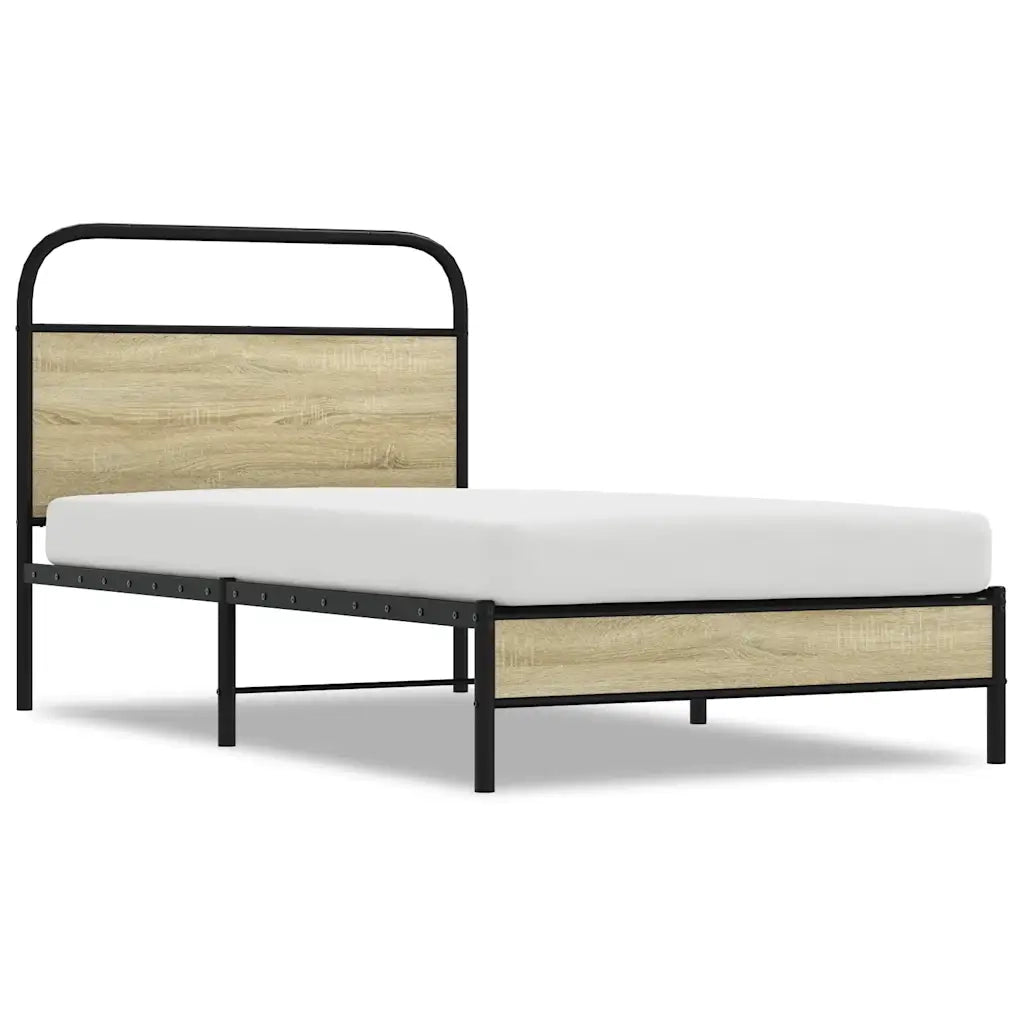 Giroletto senza Materasso Rovere Sonoma 107x203cm in Truciolato 4100406