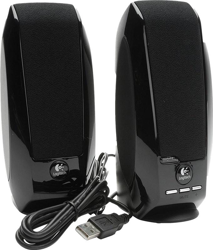 ORIGINAL Logitech Accessori per computer nero 980-000029 S150 - Stereo Lautsprecher S150 Digital USB Speaker System - 90 Hz – 20 kHz, 1.2W