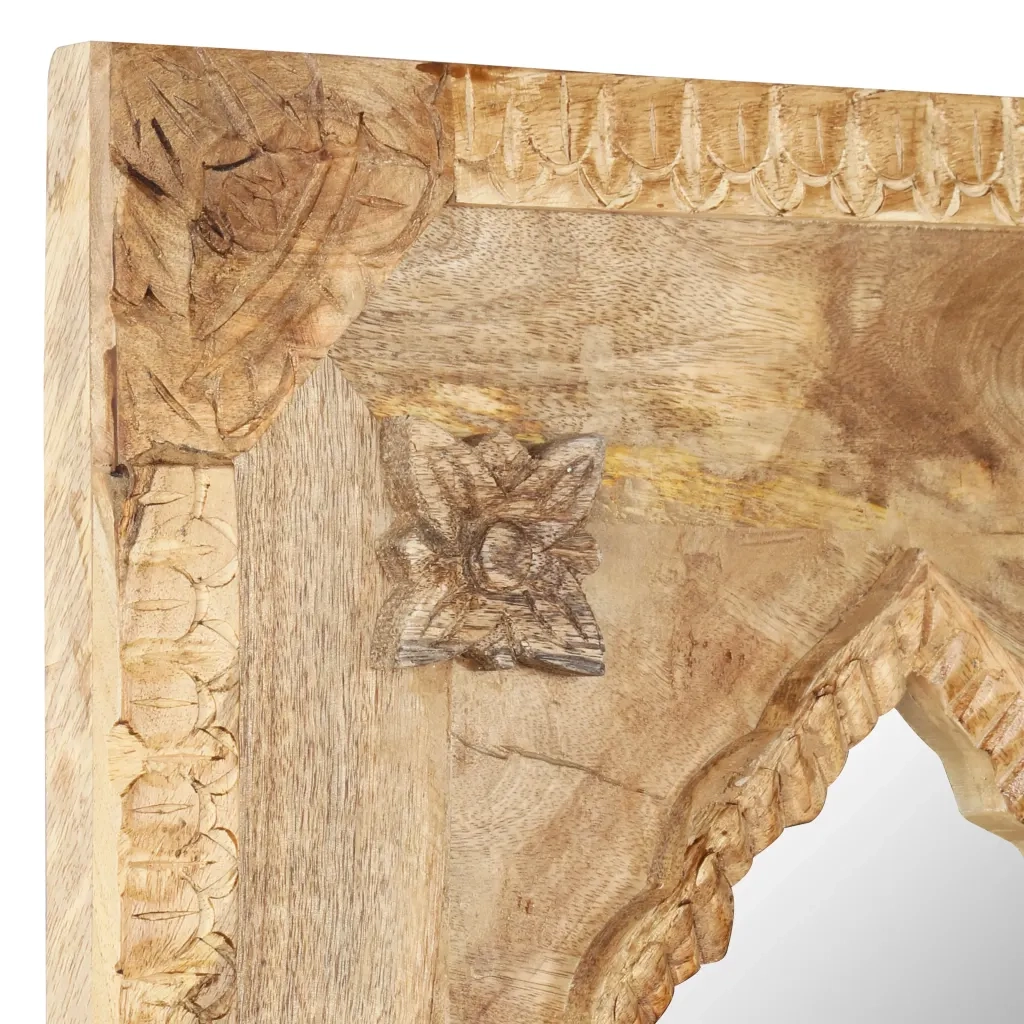 Specchio 50x3x110 cm in Legno Massello di Mango cod mxl 67699