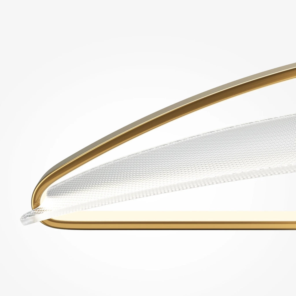 Maytoni Lampadario moderno Breeze 1 luce LED integrato ottone alluminio