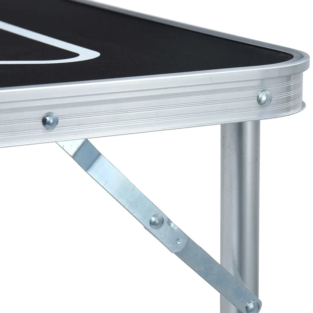 Tavolo da Beer Pong Pieghevole 240 cm Nero CFW9813544