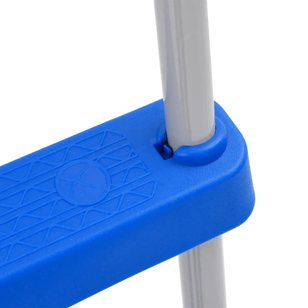 Scaletta per Piscina Fuori Terra 84 cm in Acciaio e Plastica CFW7970027