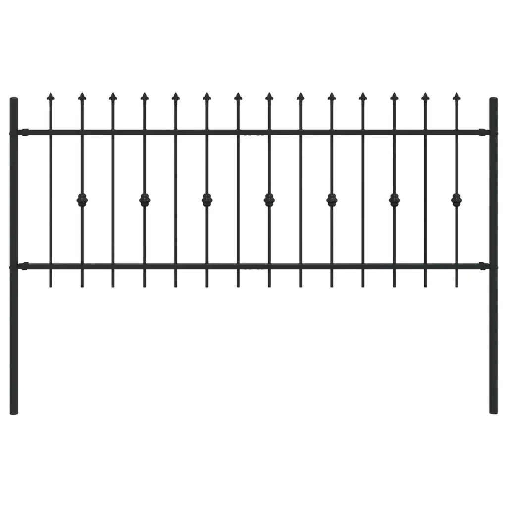Recinzione a punte Asten Nero 200 x 130 cm