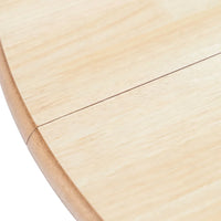 Set da Pranzo 5 pz in Legno Massello di Hevea Bianco e Marrone cod mxl 24861