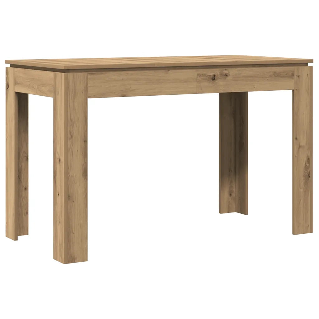 Tavolo da Pranzo Rovere Artigianale 120x60x76 cm in Truciolato 855903