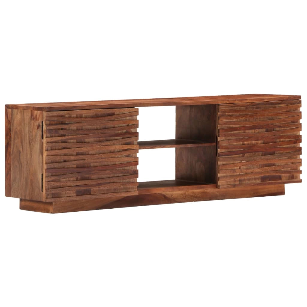 Mobile TV TV buffet dal design pratico 120 cm in legno massello di sheesham 2502060