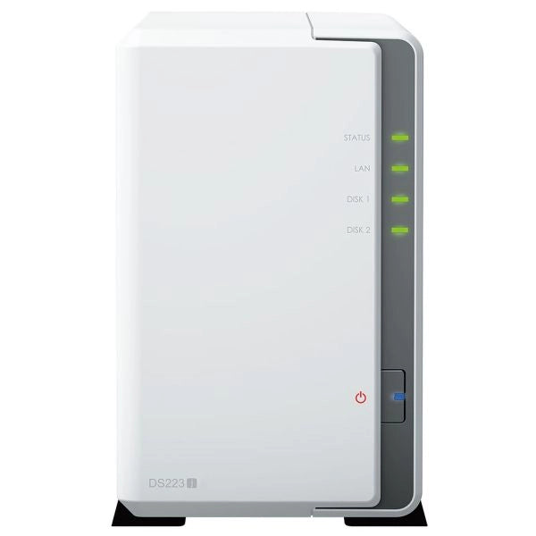 Nas synology ds223j 2hd3.5/2.5 dd r4 1gb-1pgiga-2p usb3.2