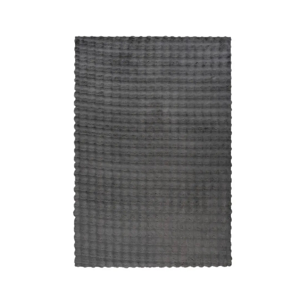 Tappeto 150x80cm, design H008Y colore grafite - Comfort ed eleganza per il tuo interno
