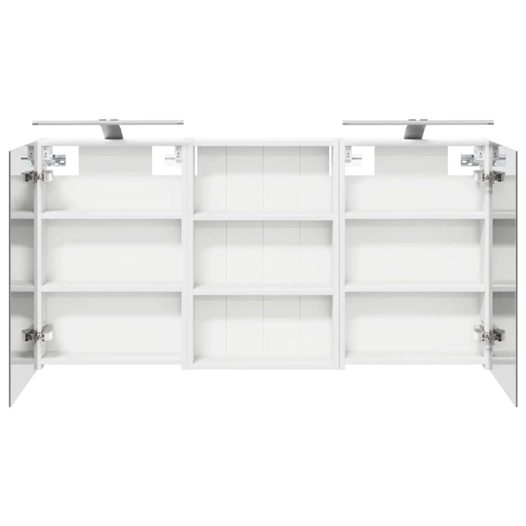 Set di Armadi da Bagno con porta 3 pcs 120 x 10,5 x 60,5 cm 3403736