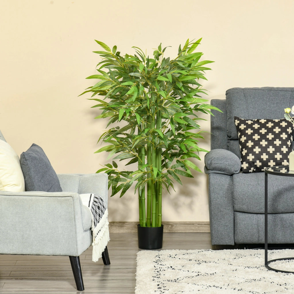 Bamb¨´ Artificiale Verde per Interni con Vaso ¨C zephmum ¨C 140 cm