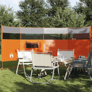 Frangivento da Campeggio Arancione 366x152x152 cm Impermeabile 94742