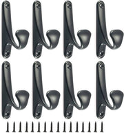 Kit di hanger per asse da asciugamano - 8 pezzi - con viti - Orefice per asse da asciugamano - Industriale - Hanger a chiave - Hanger per asciugamano - Hanger per abbigliamento - Hanger per porta