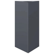 Fioriera rialzata triangolare per piante fiori e patio/giardino 40 x 34,5 x 70 cm acciaio antracite 02_0038808