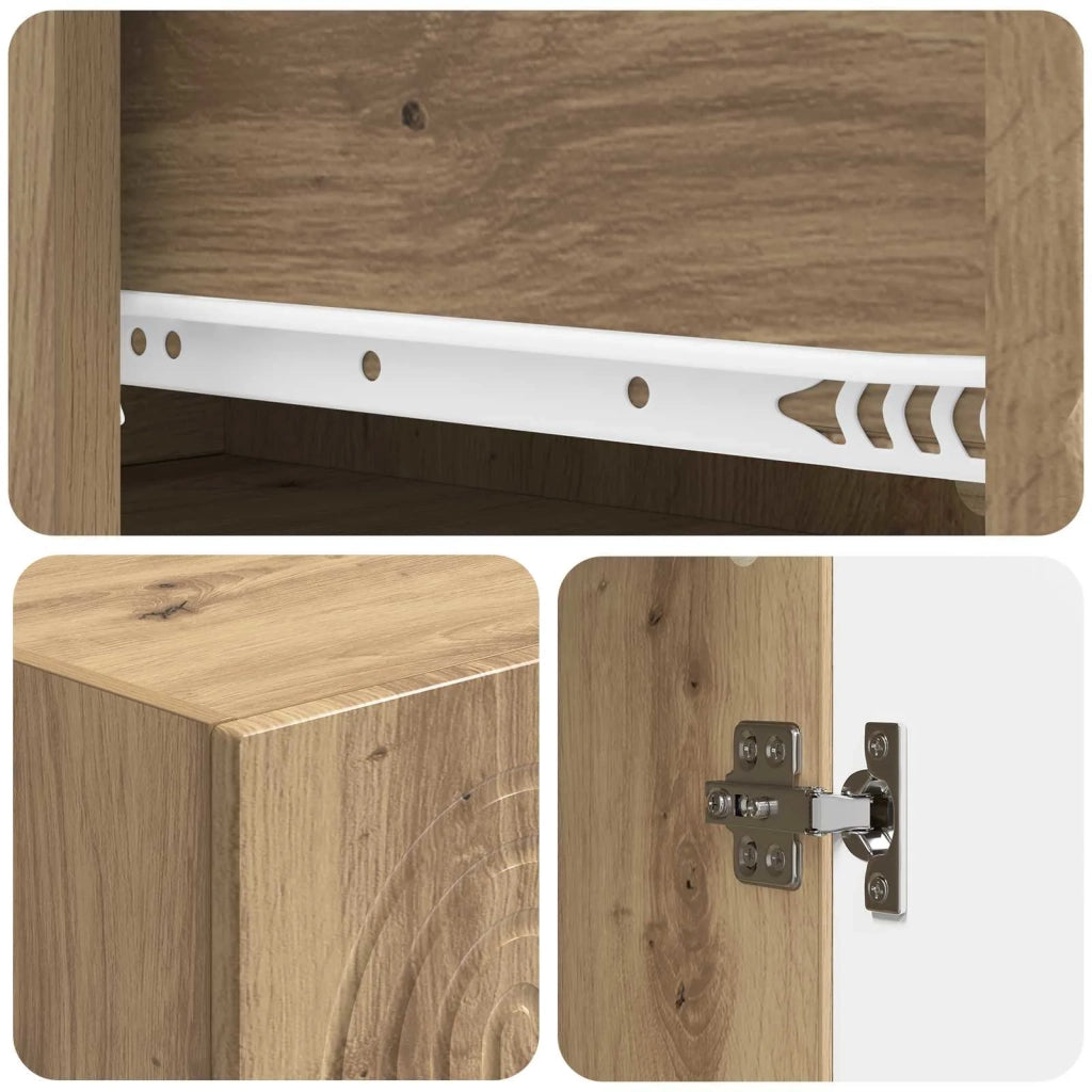 Set di armadi 2 pcs 33 x 34,5 x 90 cm Legno ingegnerizzato 3416474